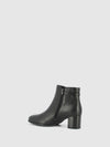 Black Zip Up Ankle Boots